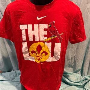 Nike Red 'The Lou' Graphic Men's T-Shirt
